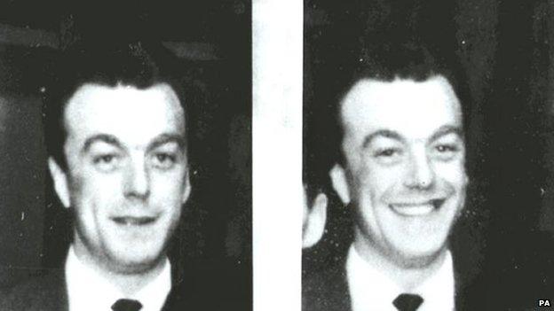 Two images of Harry Roberts