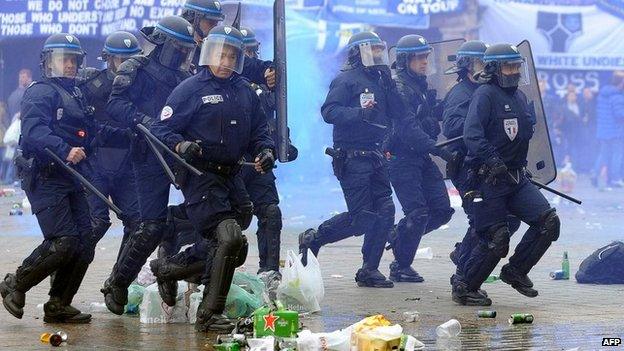 Police in Lille