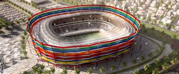 Proposed Qatar 2022 Stadium in Doha