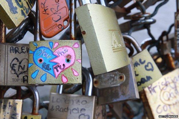 Locks on Pont des Arts