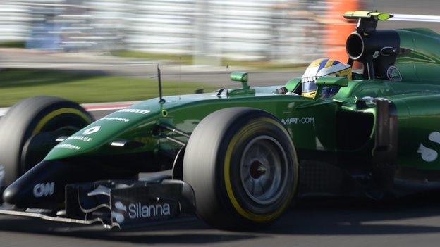 Marcus Ericsson of Caterham