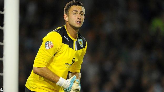 Burnley goalkeeper Alex Cisak