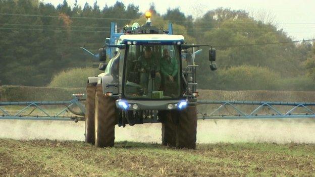 Farmer at work