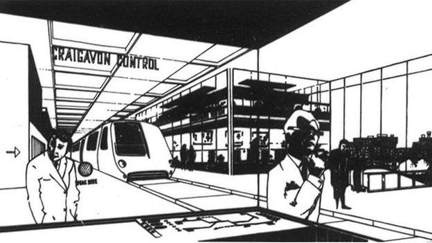 Future sketch of Craigavon railway station