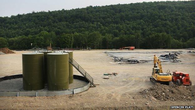 Fracking operation in the US