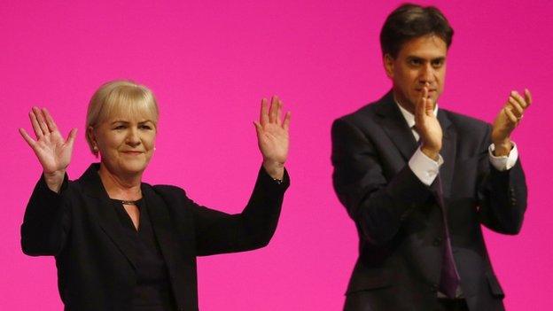 Johann Lamont and Ed Miliband