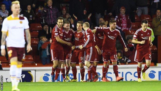 Aberdeen were 1-0 winners at Pittodrie