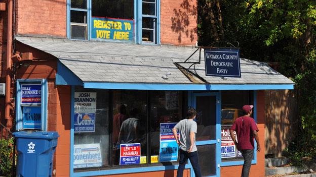 The Watauga County Democratic Party office in Boone