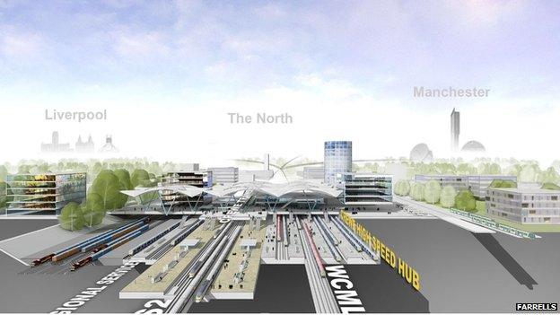 Proposed Crewe station design