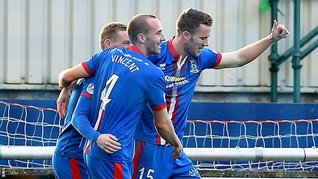 Inverness celebrate the opener