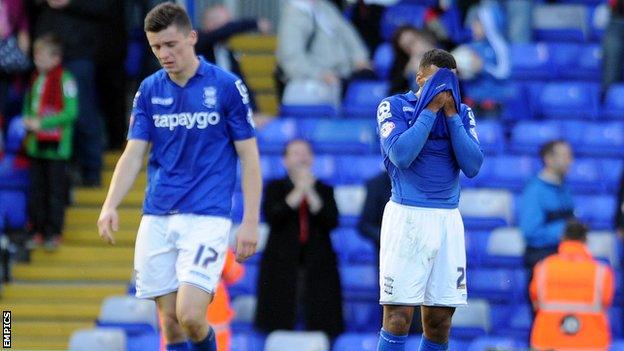 Birmingham dejected