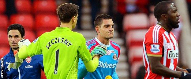 Sunderland's Vito Mannone