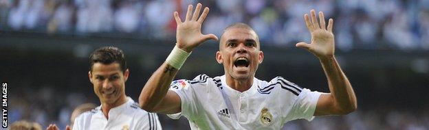 Real Madrid's Pepe