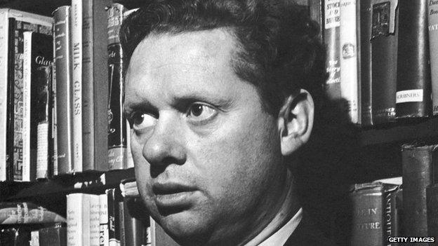 Poet Dylan Thomas