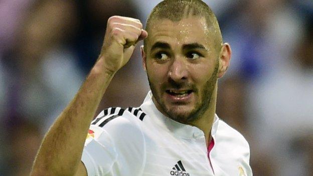 Real Madrid striker Karim Benzema