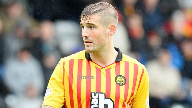 Partick Thistle defender Frederic Frans