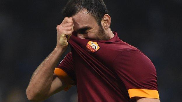 Roma defender Vasilis Torosidis