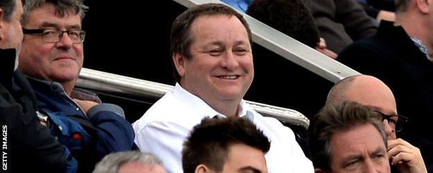 Newcastle United owner Mike Ashley