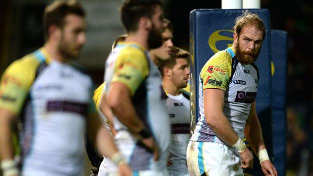 Ospreys line up for a Northampton conversion