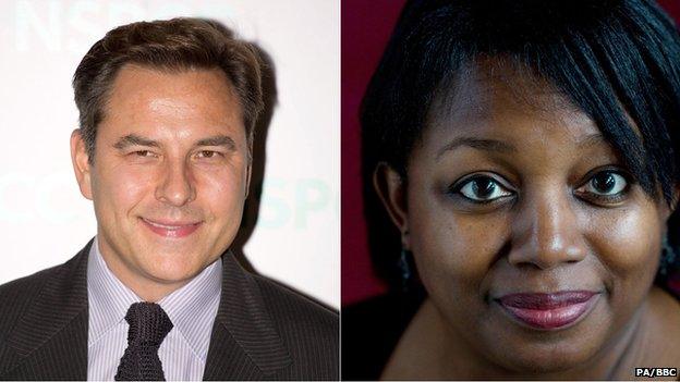 David Walliams, Malorie Blackman