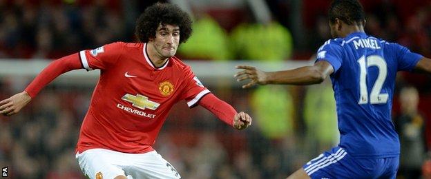 Marouane Fellaini and Jon Obi Mikel