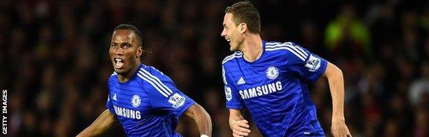 Didier Drogba and Nemanja Matic