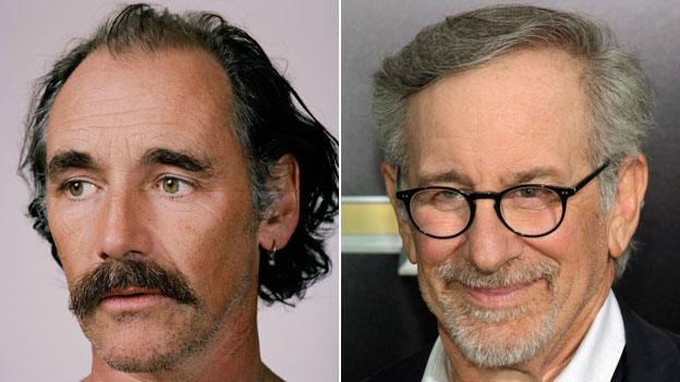 Mark Rylance and Steven Spielberg