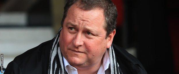 Newcastle United owner Mike Ashley