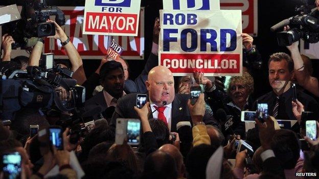 Rob Ford thanks supporters