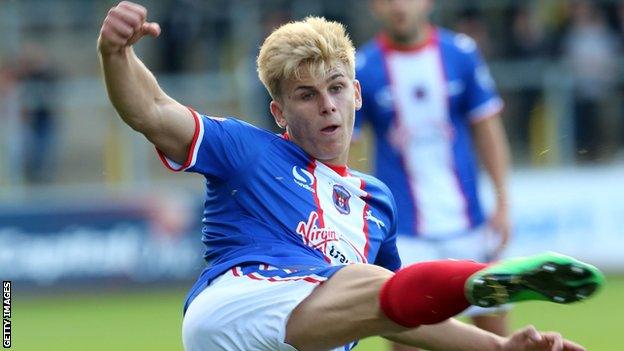 Carlisle United midfielder Brad Potts