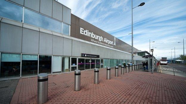 Edinburgh Airport terminal building