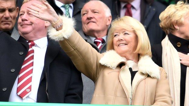 Hearts owner Ann Budge