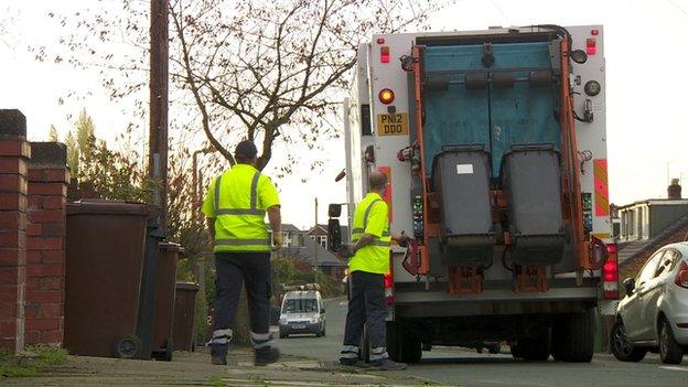 Bury bin lorry