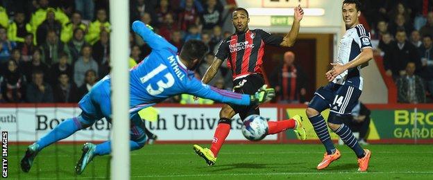 Callum WIlson scores