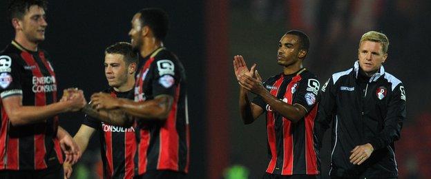 Bournemouth celebrate