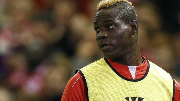 Liverpool striker Mario Balotelli