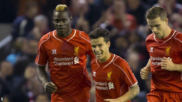 Liverpool striker Mario Balotelli