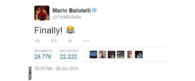 Liverpool striker Mario Balotelli