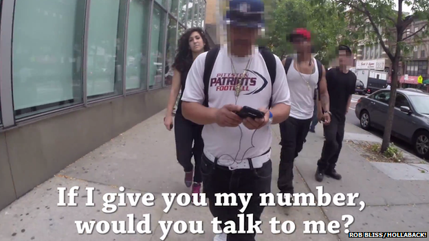 Comment in street: If I give you my number would you talk to me?