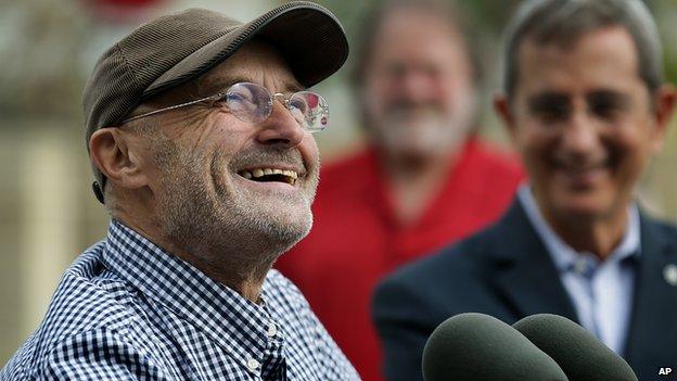 Phil Collins with Texas Land Commissioner Jerry Patterson