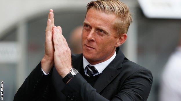 Swansea manager Garry Monk