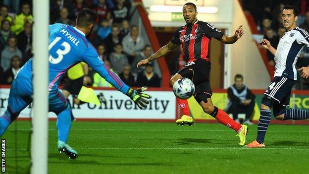 Callum Wilson scored the winner as Bournemouth beat West Bromwich Albion in the League Cup last 16