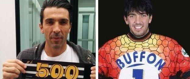 Gianluigi Buffon took to Twitter to show off his special captain's armband