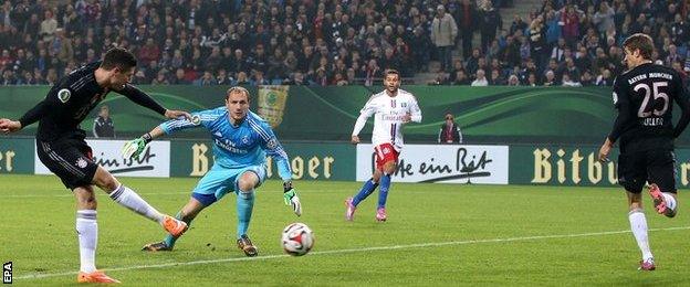 Bayern Munich win in the German Cup