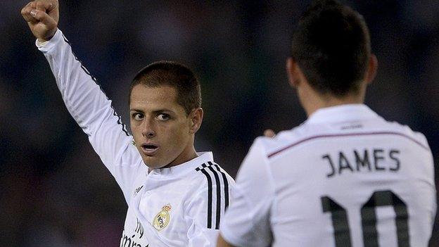 Real Madrid's Javier Hernandez