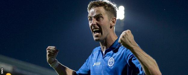 St Johnstone striker Steven MacLean