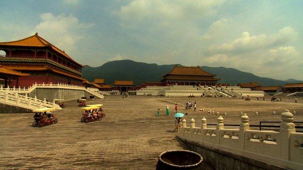 Set of Forbidden Palace at Hengdian Studios