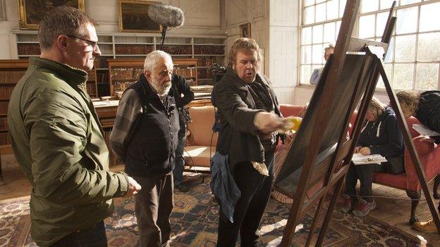 Behind the scenes on Mr Turner