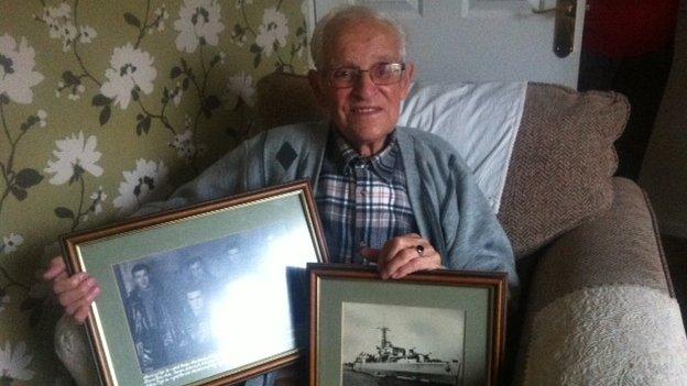 Navy veteran Tommy Jess, 91, from Lisburn