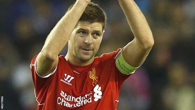 Liverpool captain Steven Gerrard